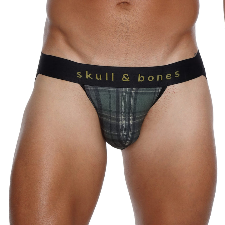 Skull and BonesOlive Noir Tartan Jock