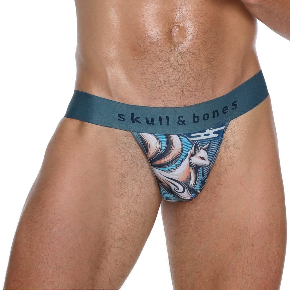 Skull and BonesKitsune Blue Thong