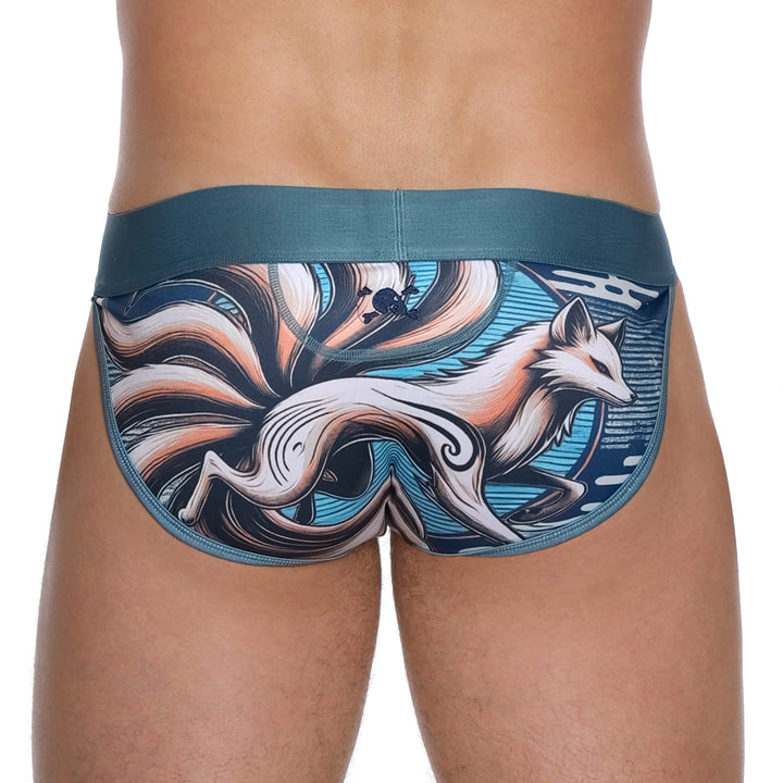 Skull and BonesKitsune Blue Sport Brief