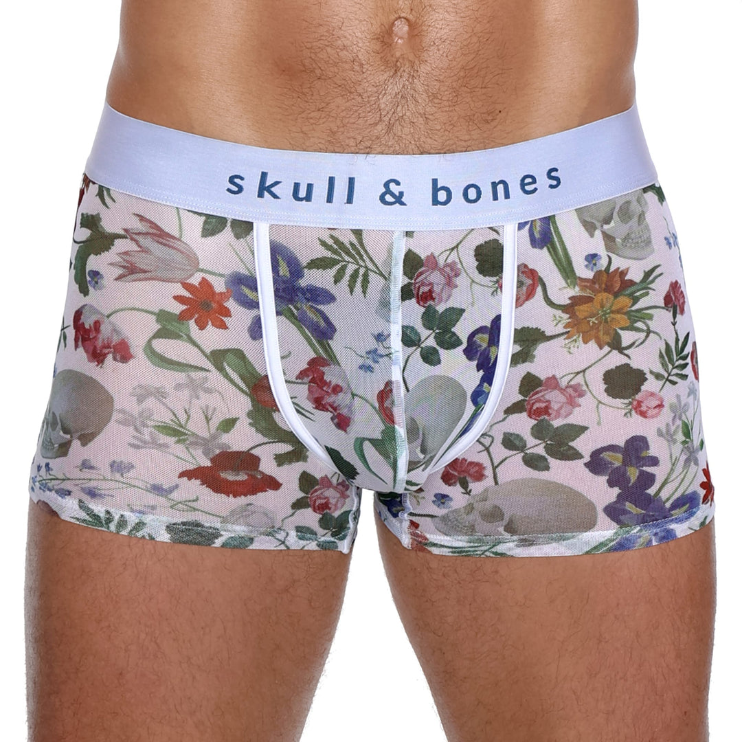 Dutch Floral Mesh Trunk White