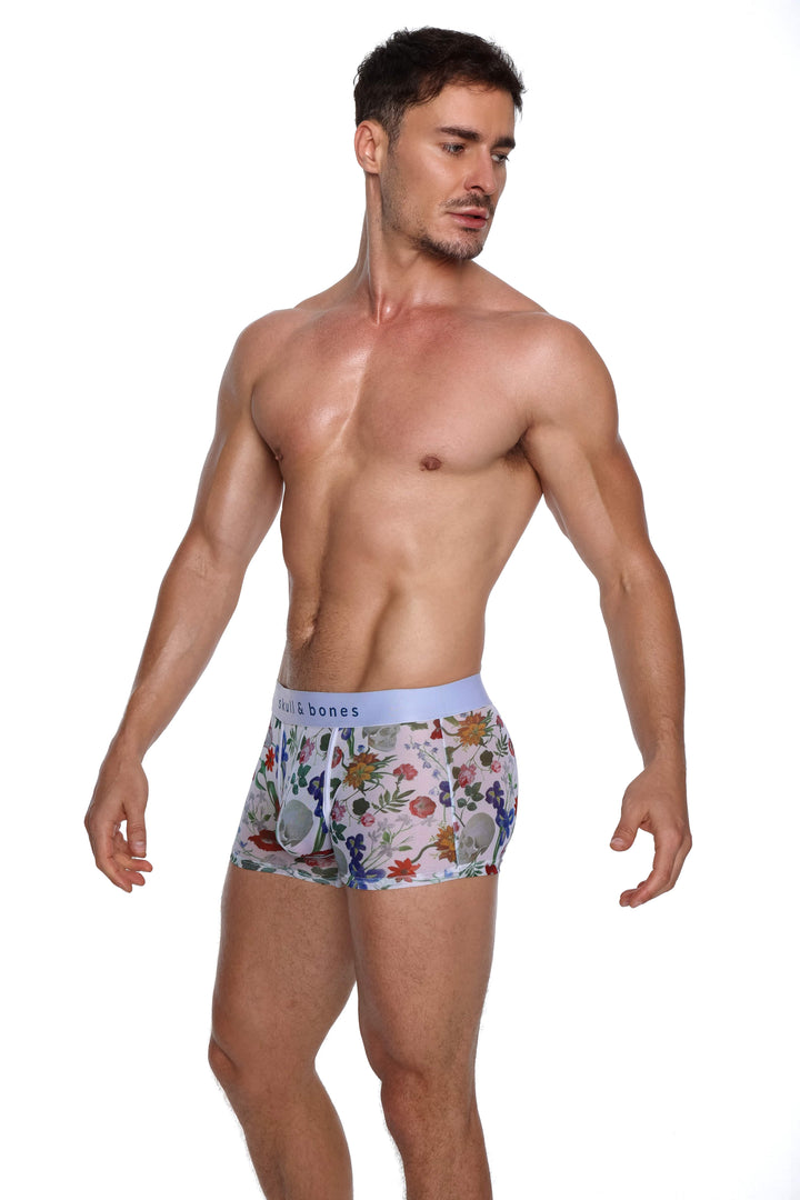 Dutch Floral Mesh Trunk White