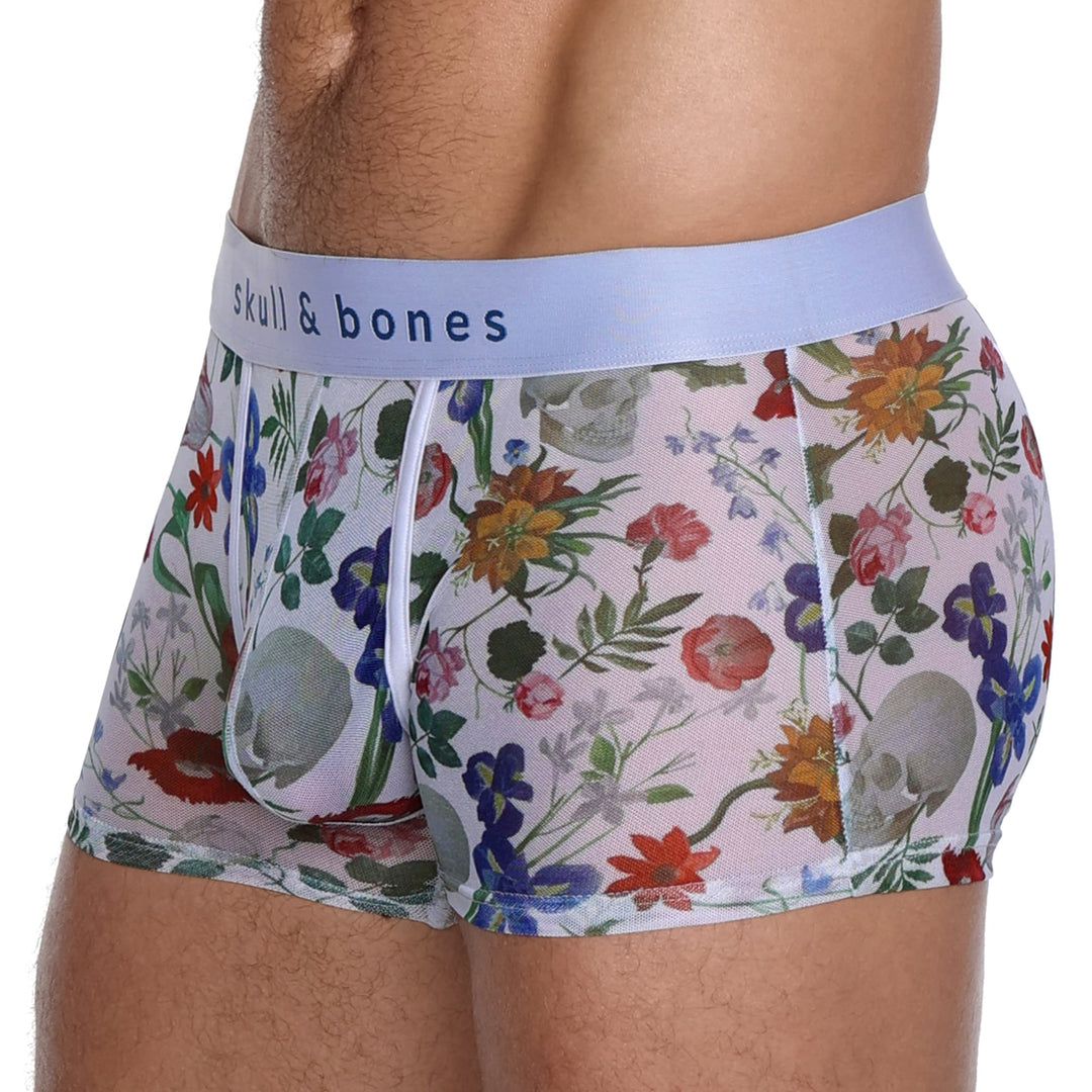 Dutch Floral Mesh Trunk White