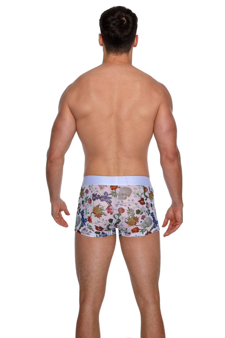 Dutch Floral Mesh Trunk White