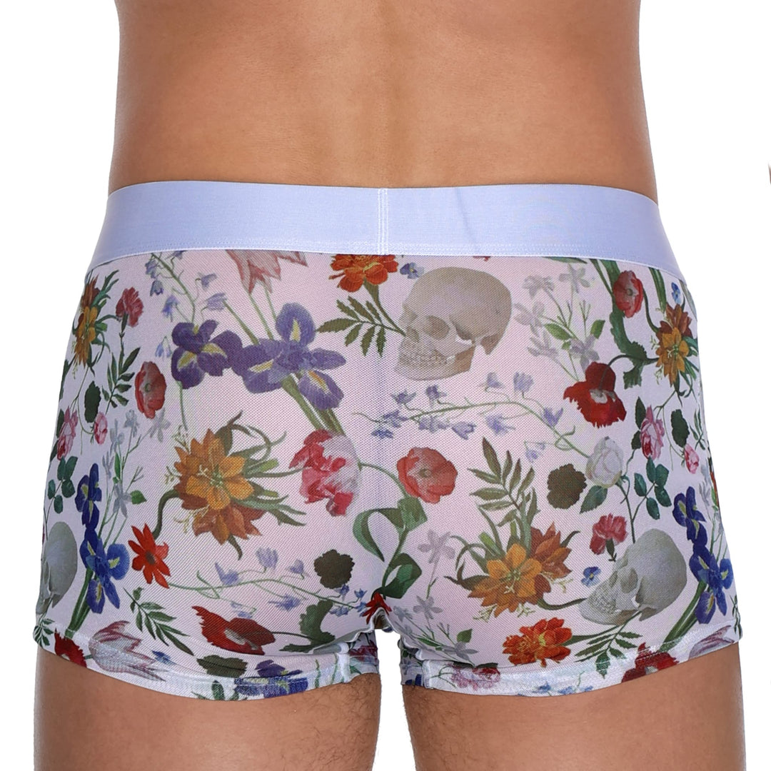 Dutch Floral Mesh Trunk White