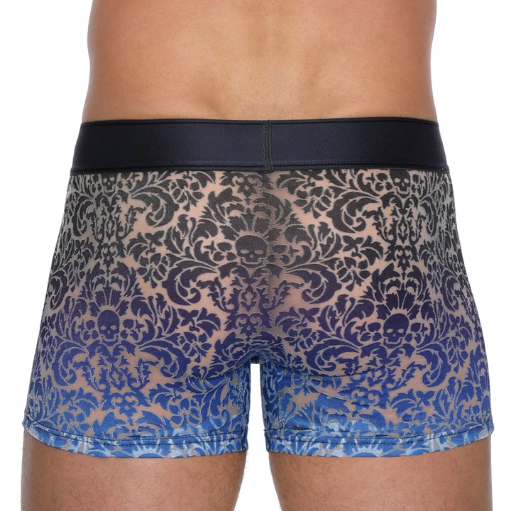Skull and BonesDamask Ombre Burnout Grey Trunk