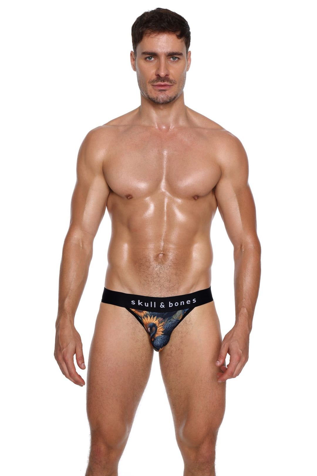 Flamingo Sunflower Sport Brief