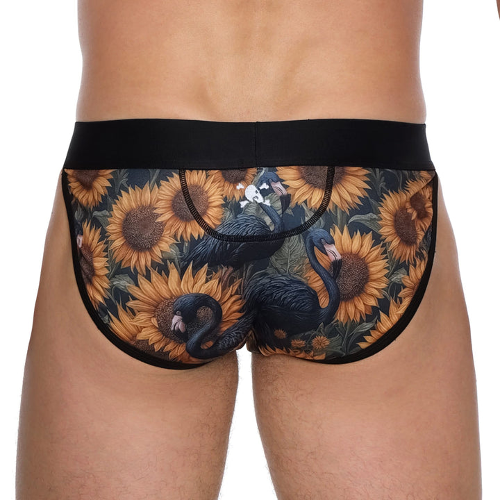 Flamingo Sunflower Sport Brief