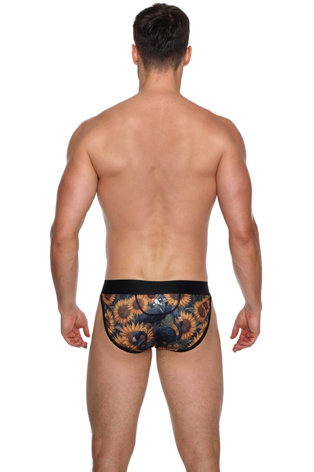Flamingo Sunflower Sport Brief