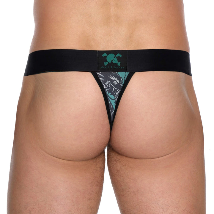 Skull and BonesVintage Dragon Green Thong