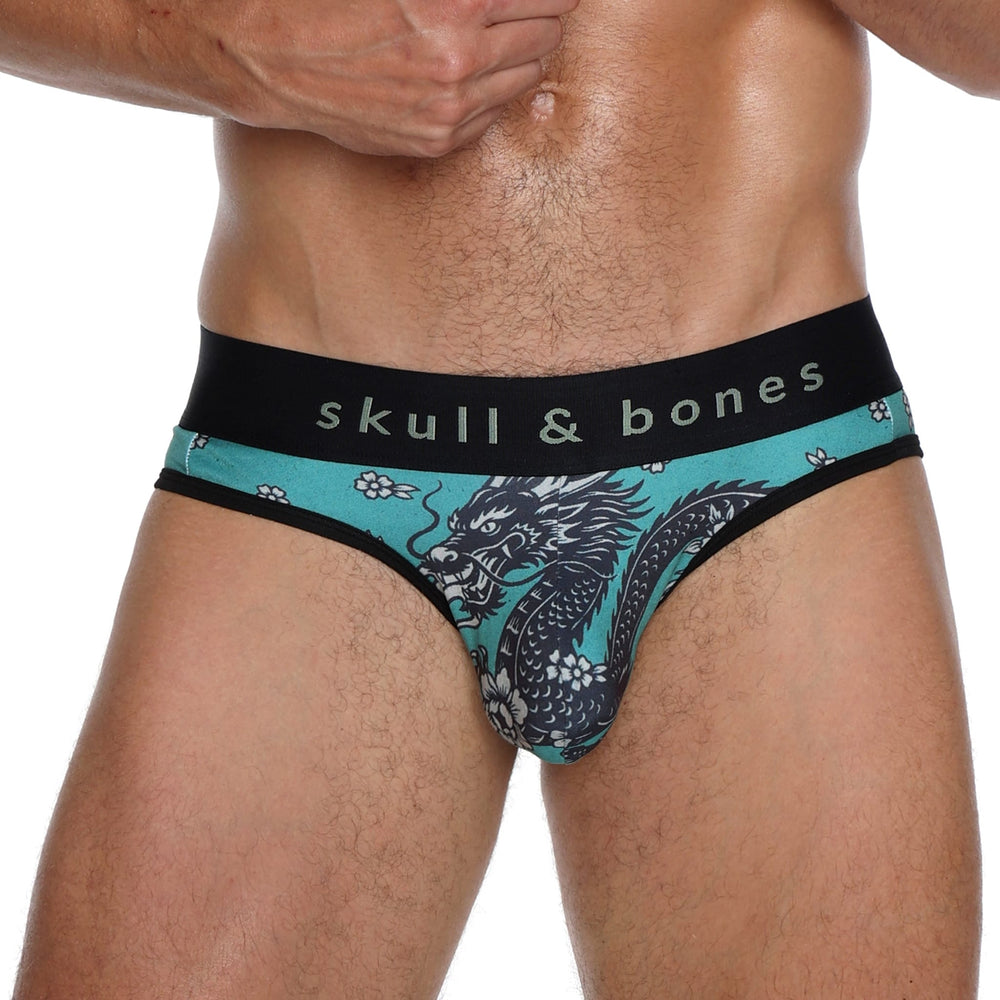 Skull and BonesVintage Dragon Green Y-Jock