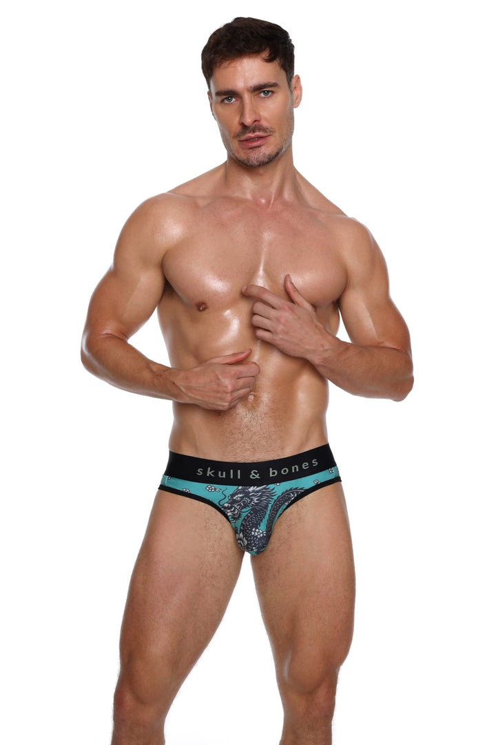 Skull and BonesVintage Dragon Green Y-Jock