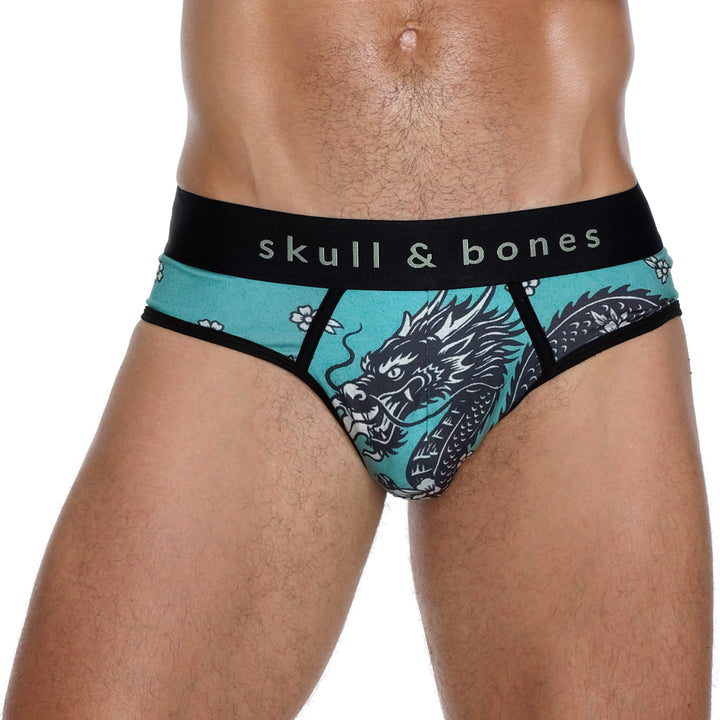 Skull and BonesVintage Dragon Green Peek-A-Boo