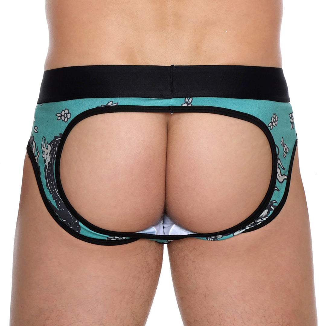 Skull and BonesVintage Dragon Green Peek-A-Boo