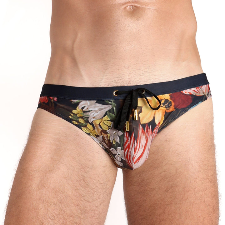 Floral Bouquet Swim Brief