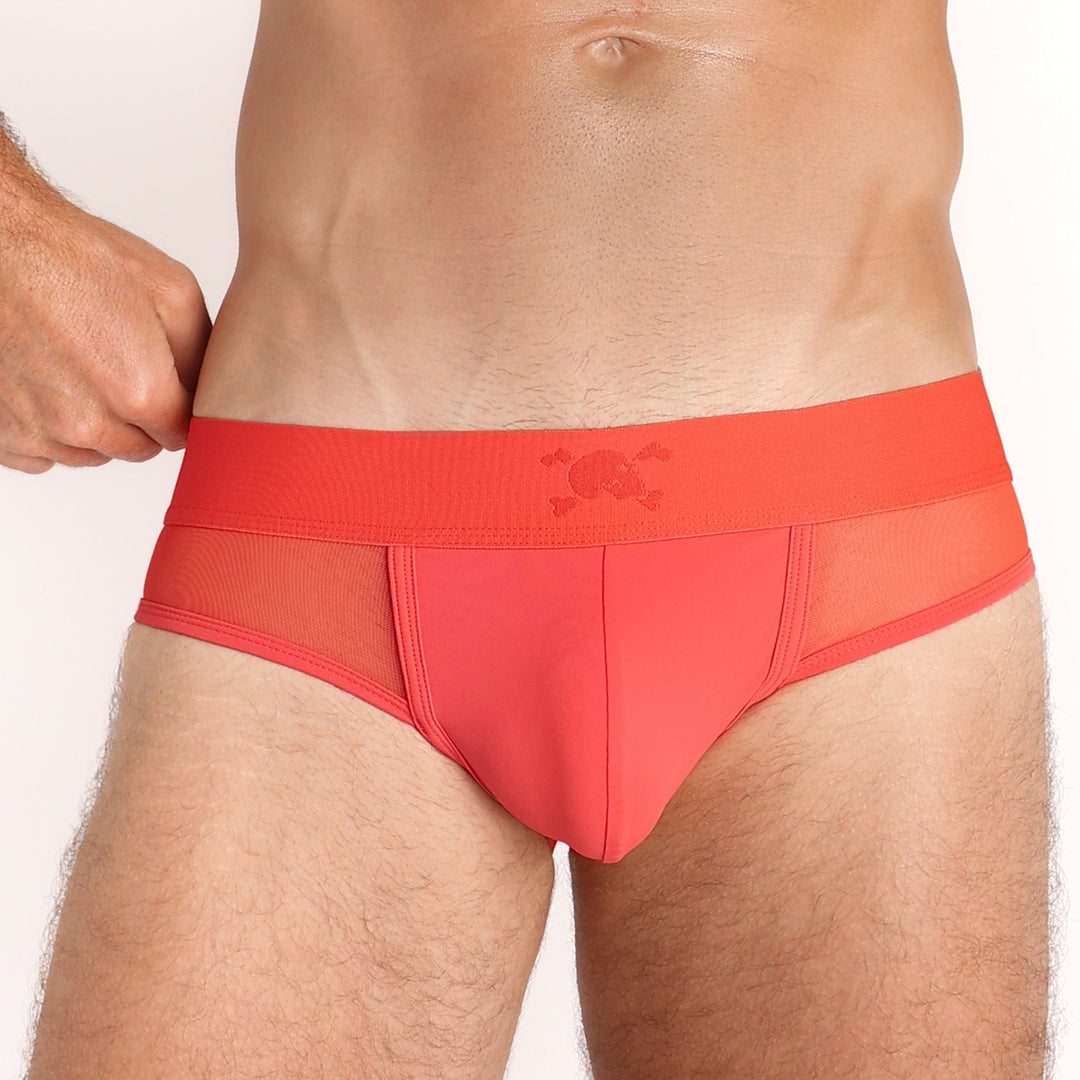 Enhance Mesh Y-Jock Orange