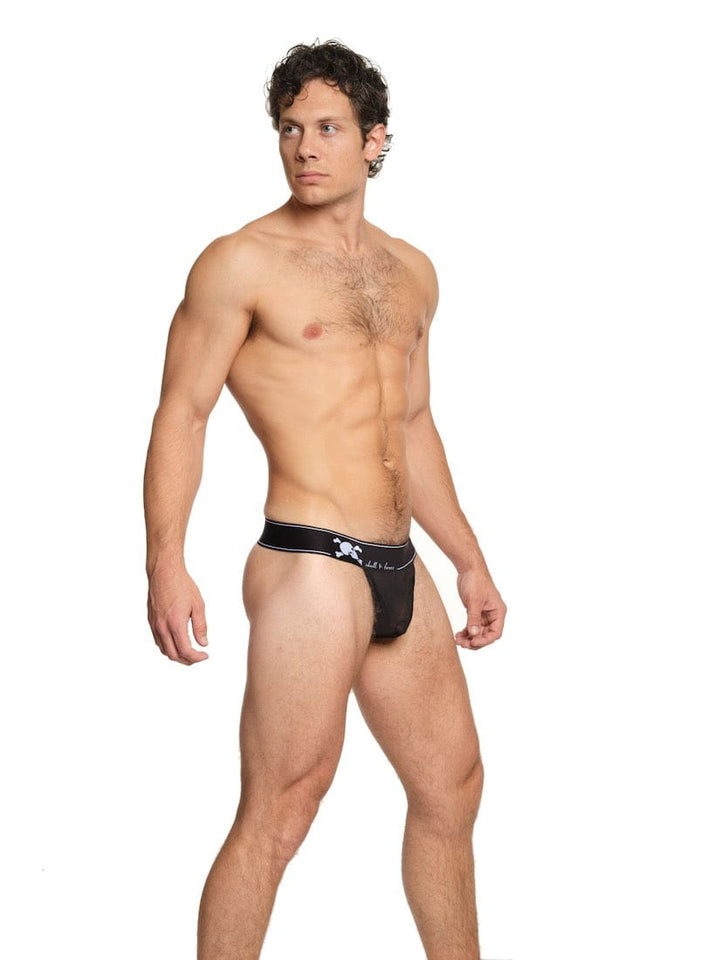 Octopus Burnout Black Thong