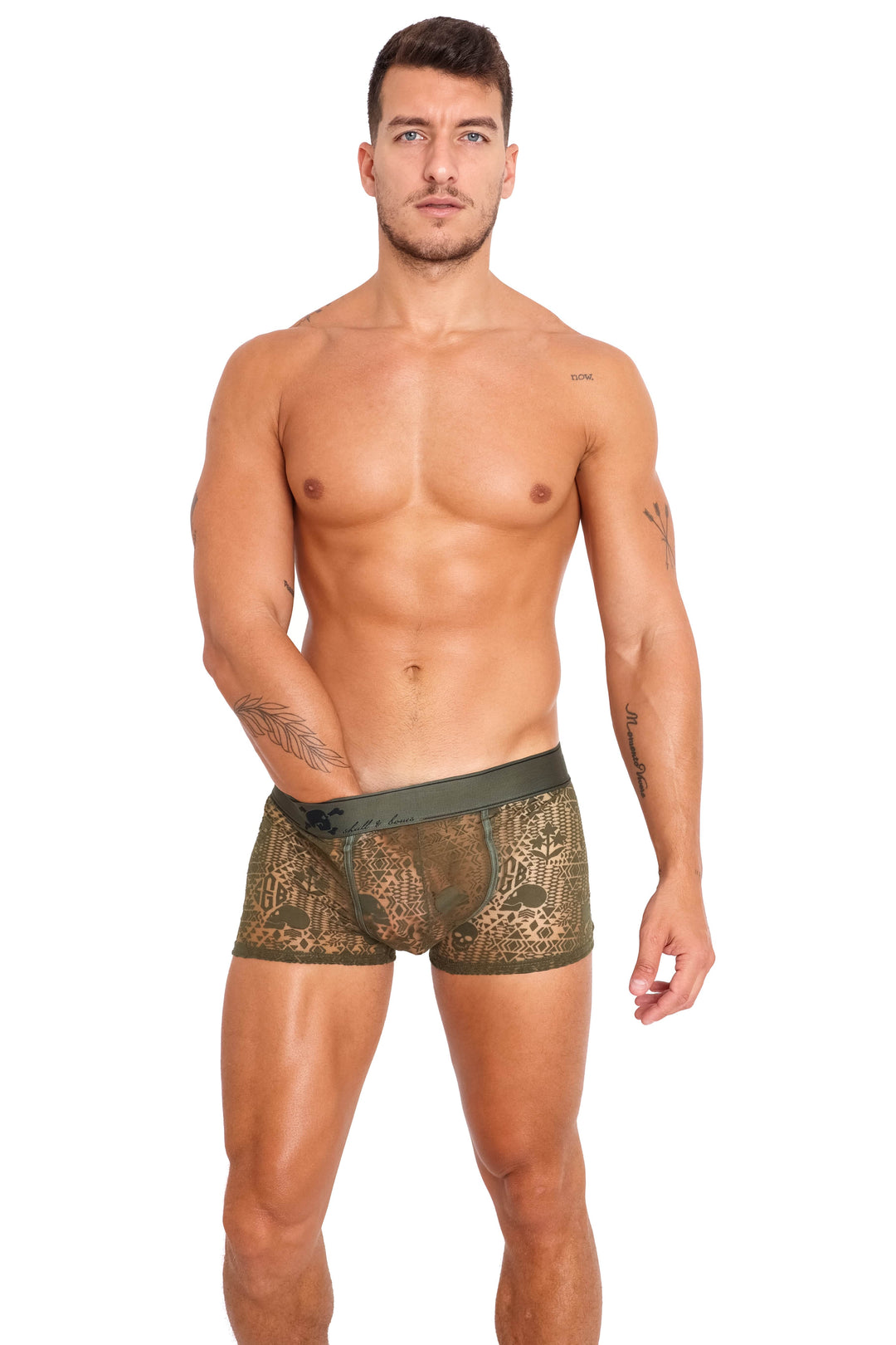 Skull and Bones Burnout Trunk Olive