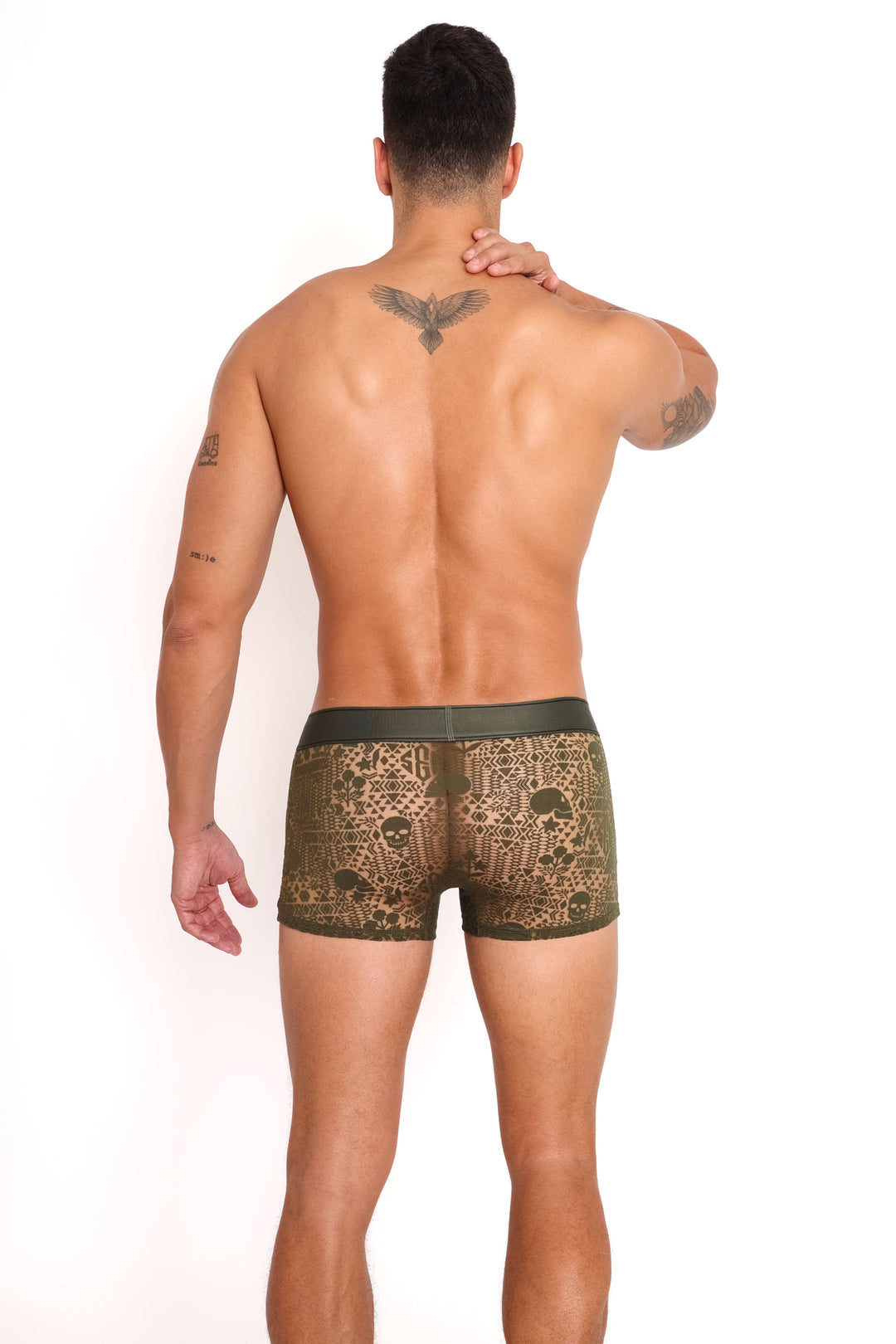 Skull and Bones Burnout Trunk Olive