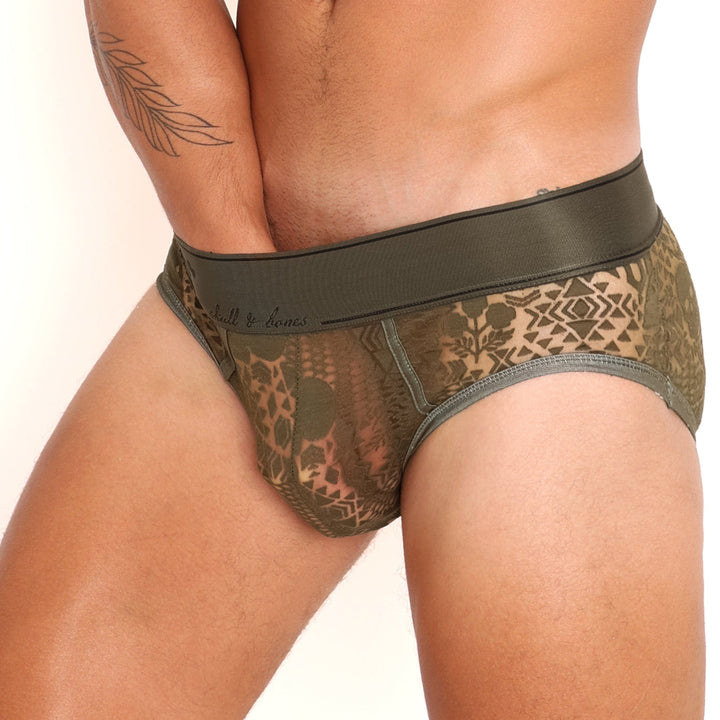 Skull and Bones Burnout Brief Olive