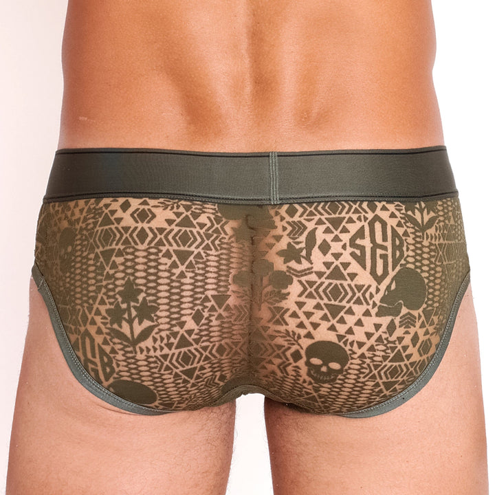 Skull and Bones Burnout Brief Olive