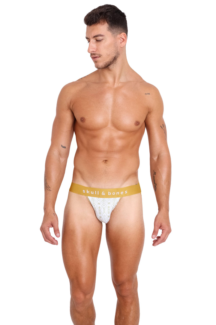 Art Deco White Jock
