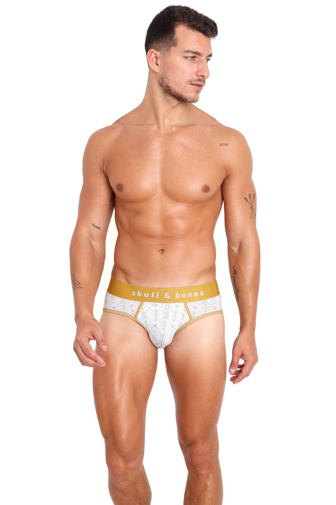 Art Deco White Peek-A-Boo