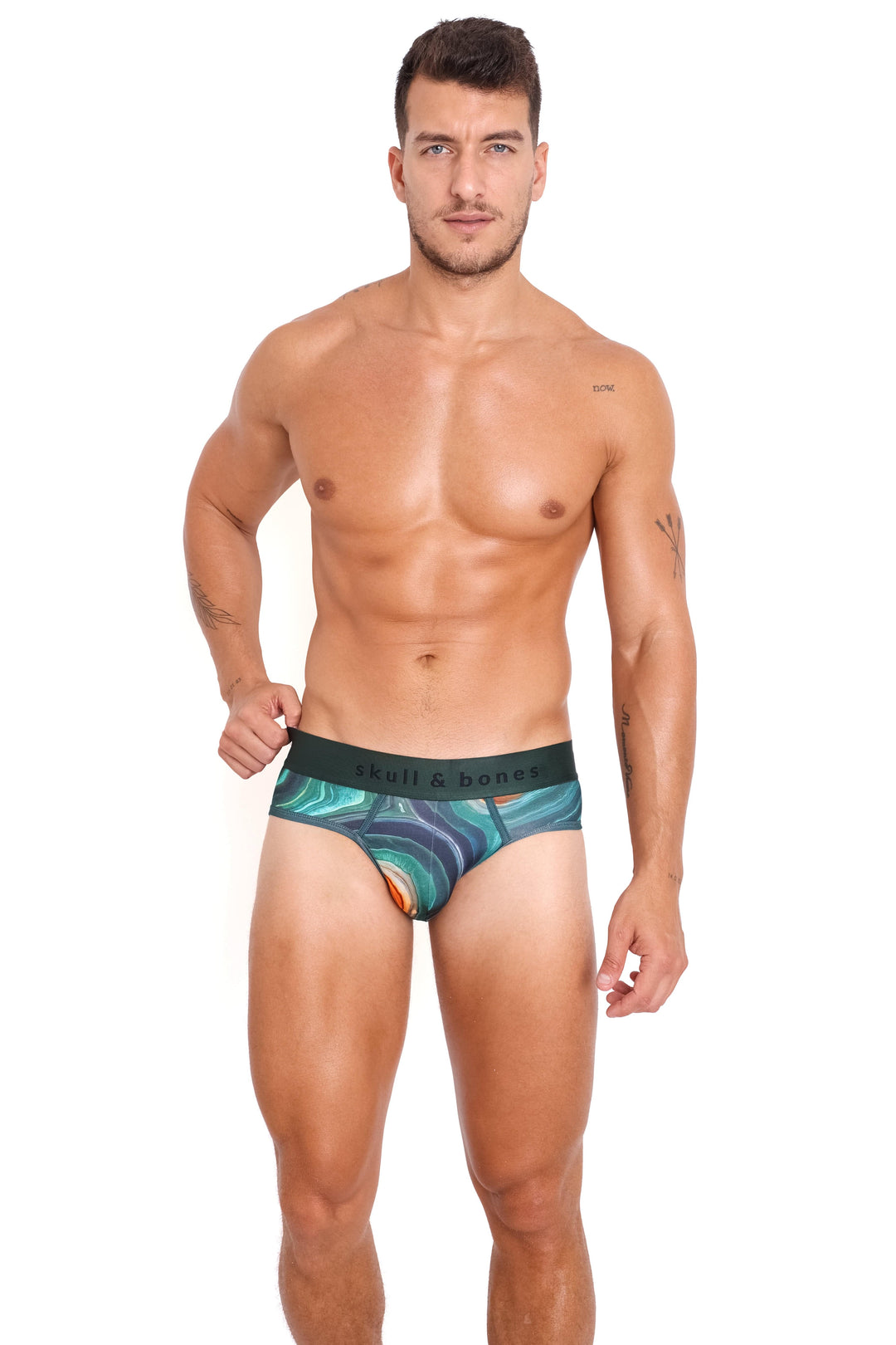 Groovy Floral Mushroom Peek-A-Boo Olive