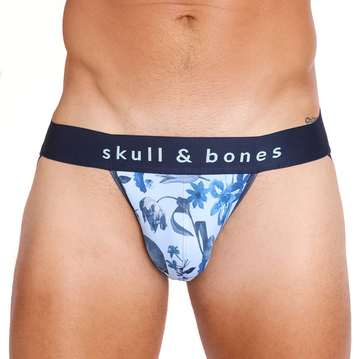 Hand Painted Dutch Floral Jock Sky