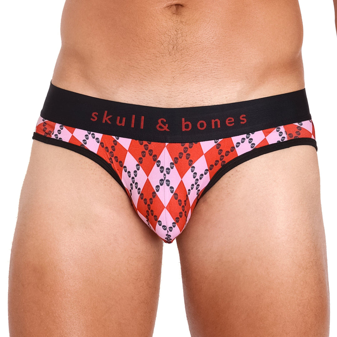 Skull Argyle Y Jock Red