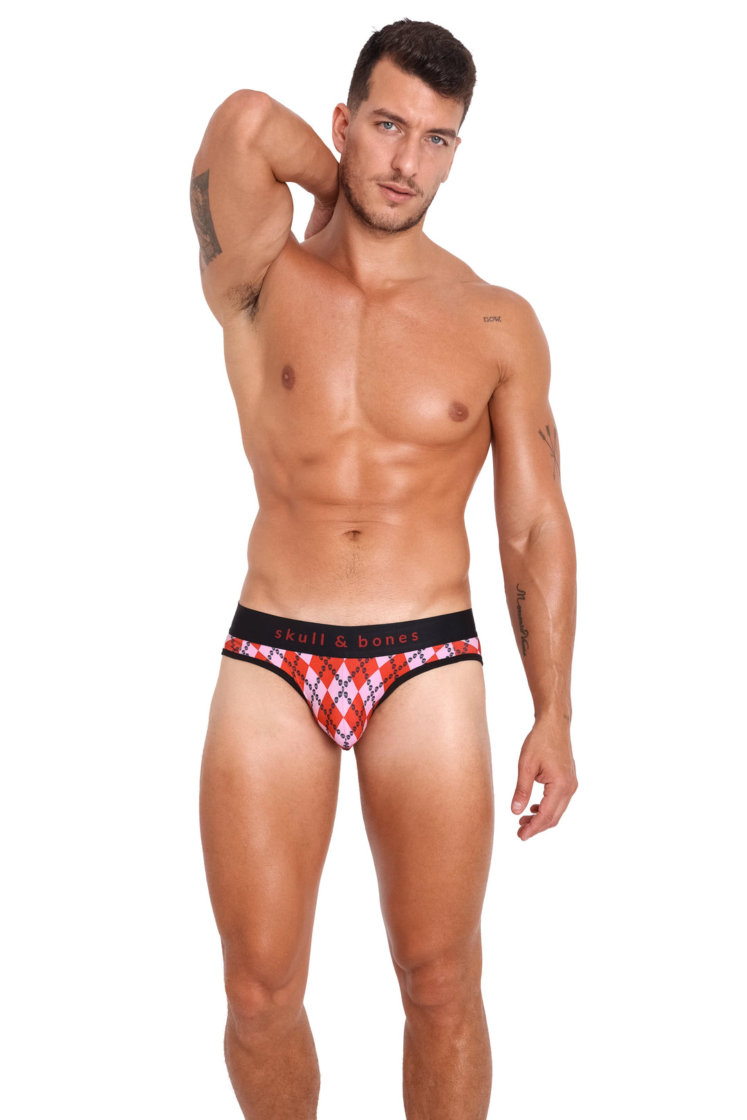 Skull Argyle Y Jock Red