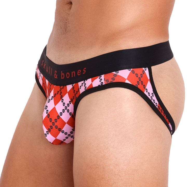 Skull Argyle Y Jock Red