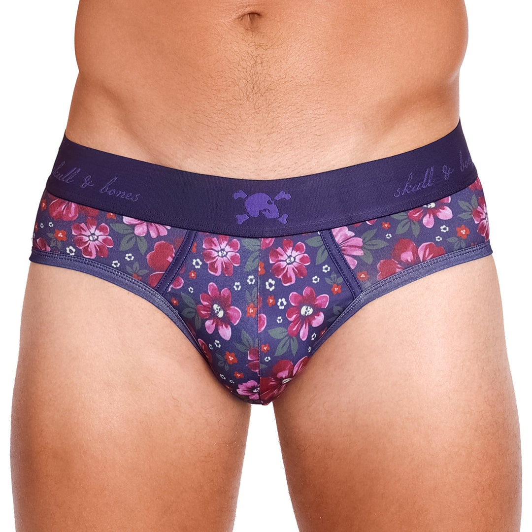 Maroon Floral Peek-A-Boo
