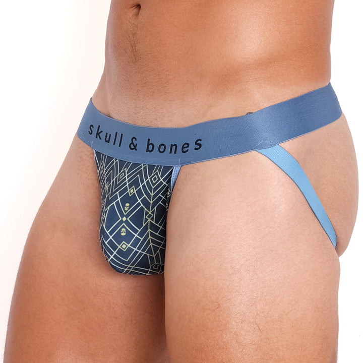 Art Deco Blue Jock