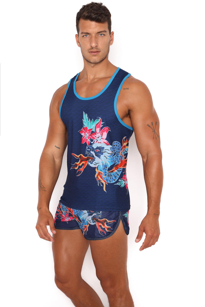 Fire Breathing Dragon Tank Top
