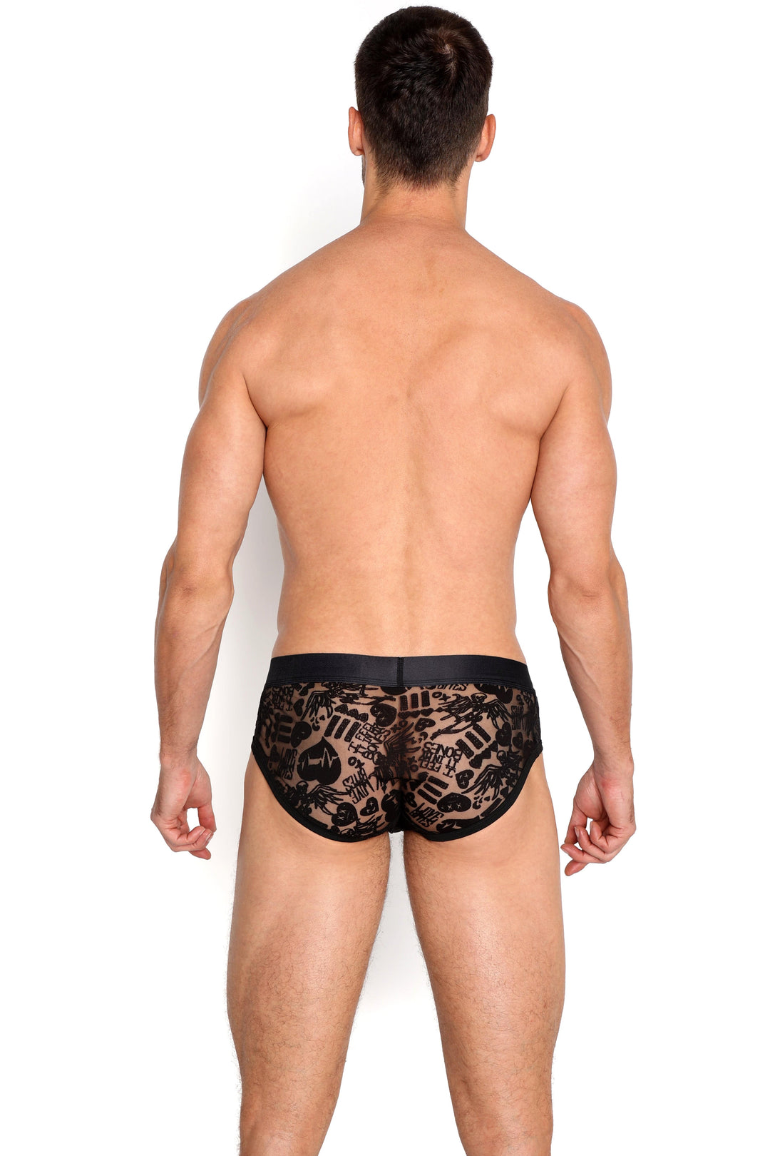 Love Bites Burnout Black Brief