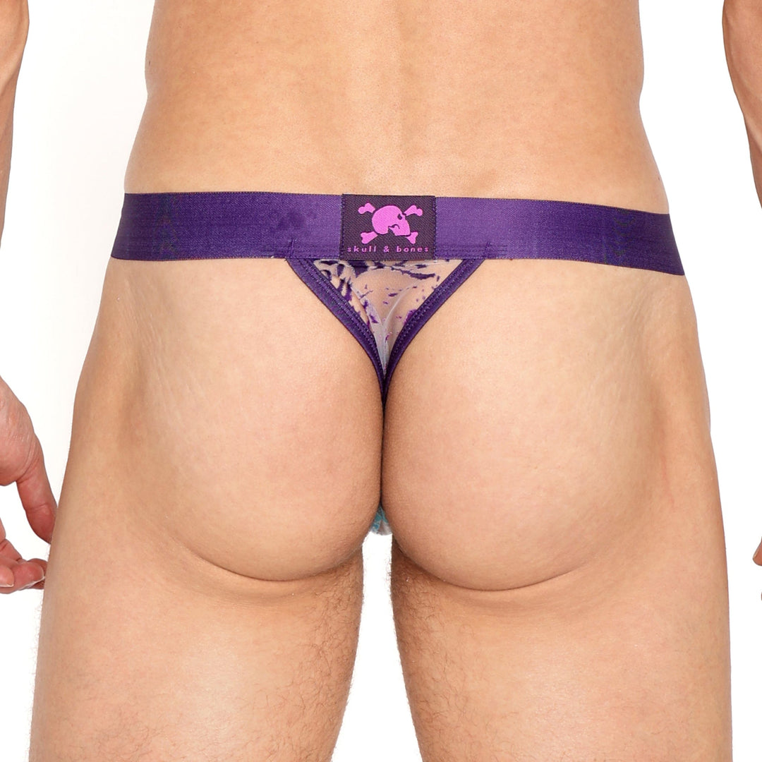 Snake Rose Burnout Ombre Thong