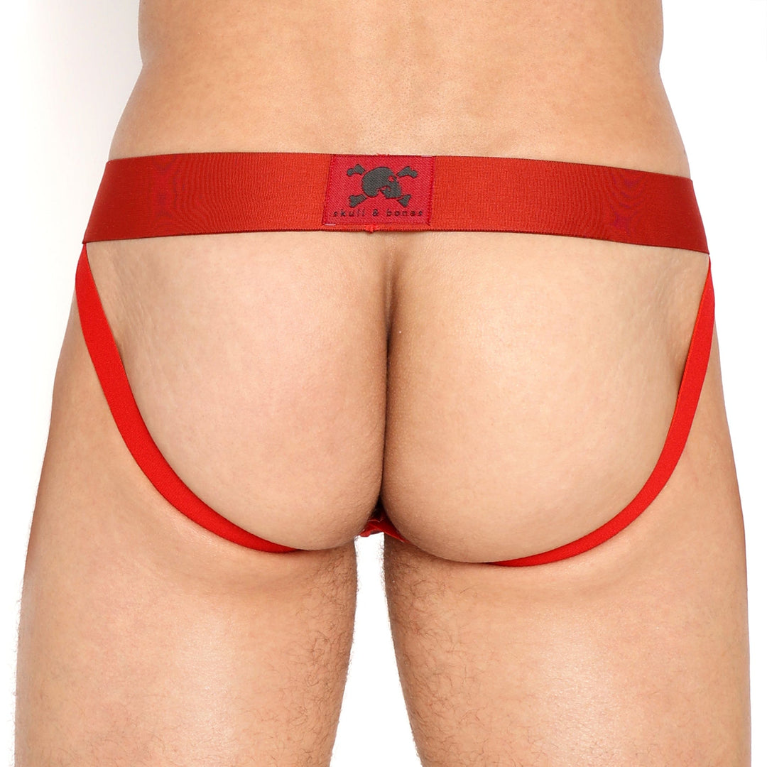 Red Heart Bandana Sheer Mesh Jock