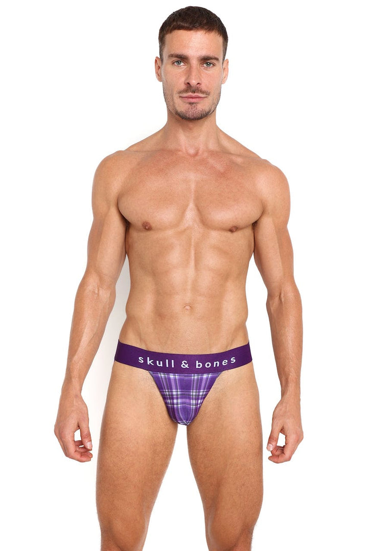 Purple Tartan Plaid Jock