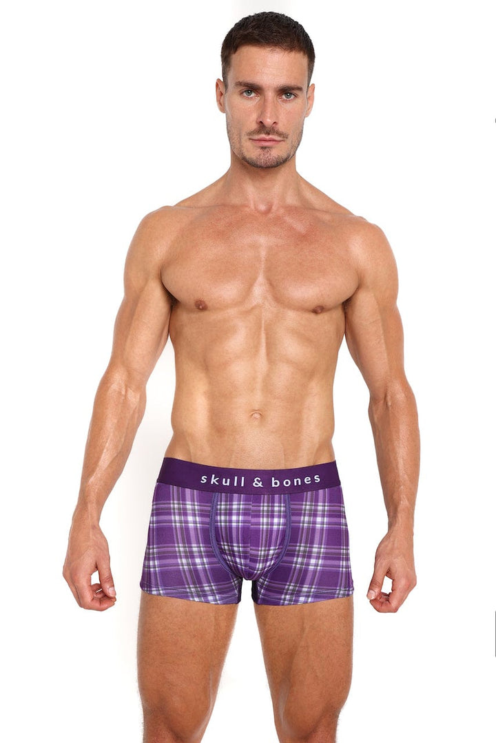 Purple Tartan Plaid Trunk