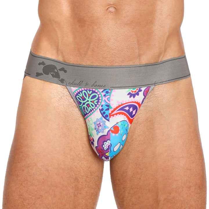 Paisley Skull Multi Jock