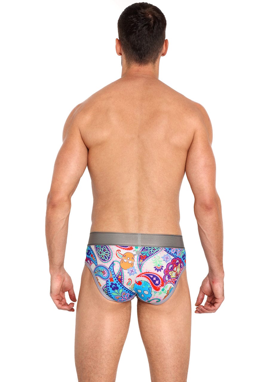 Paisley Skull Multi Brief