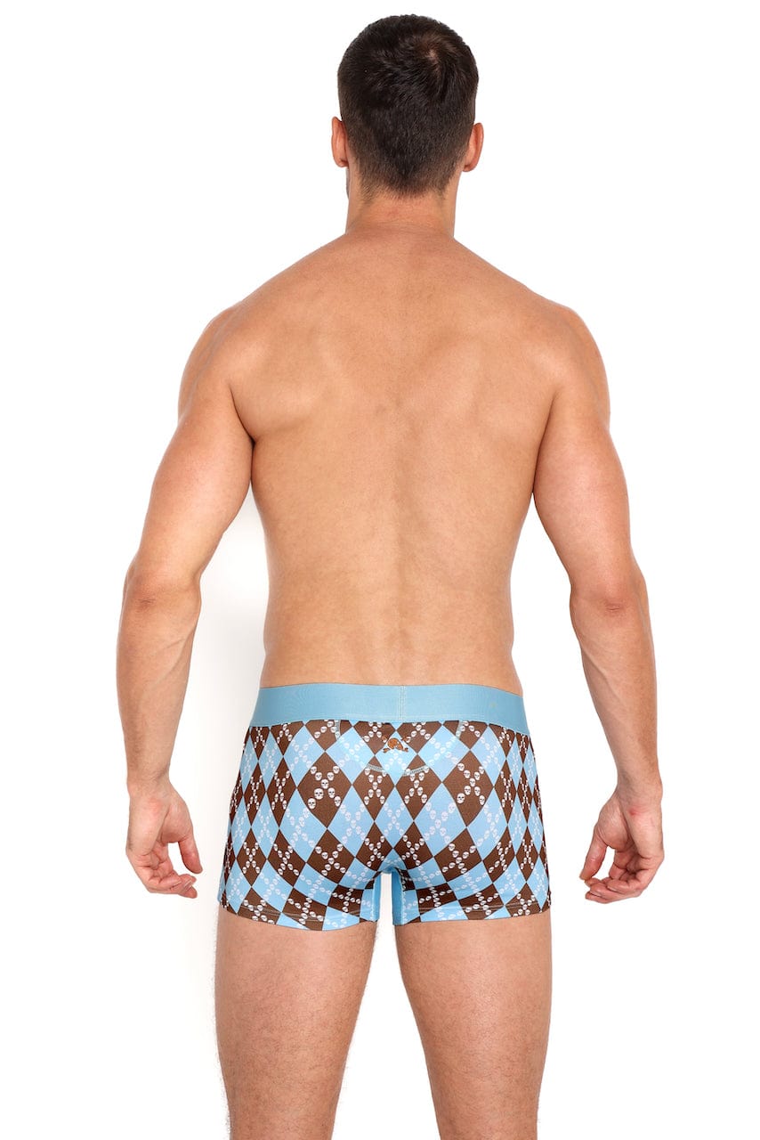 Skull Argyle Trunk