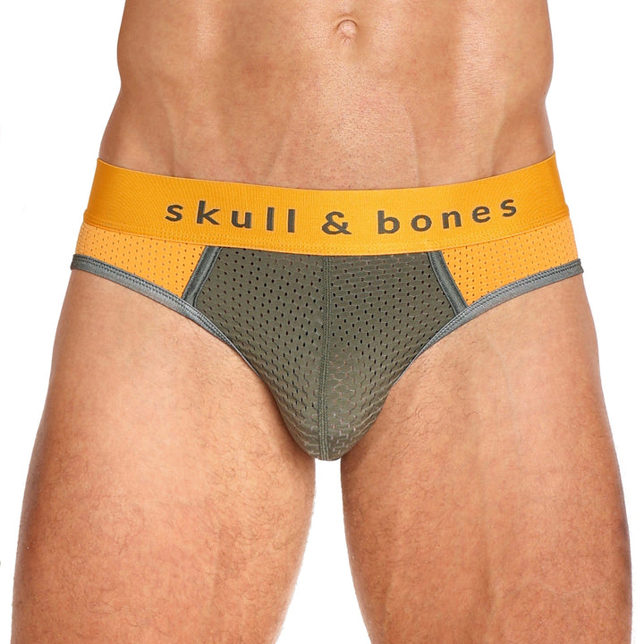 Orange Performance Mesh Peek-A-Boo