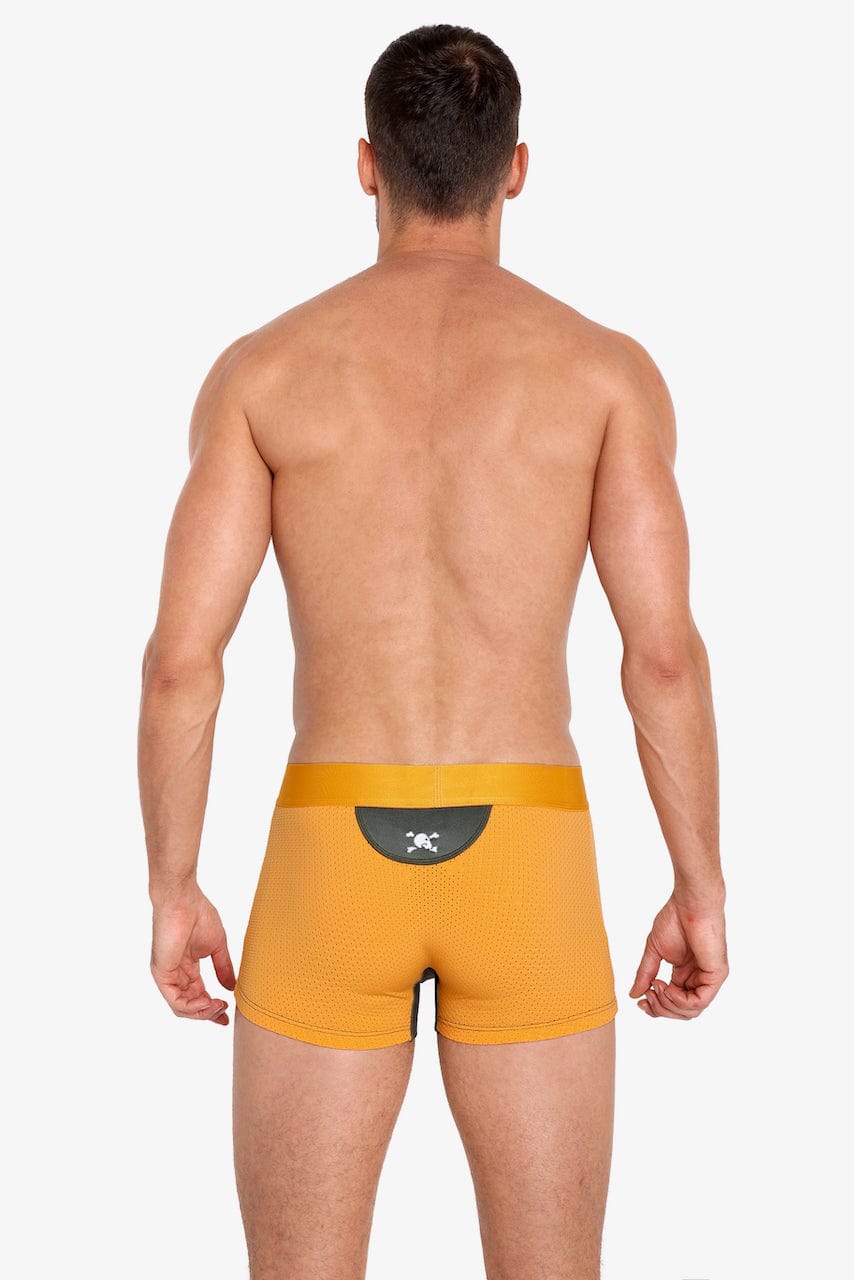 Orange Performance Mesh Trunk