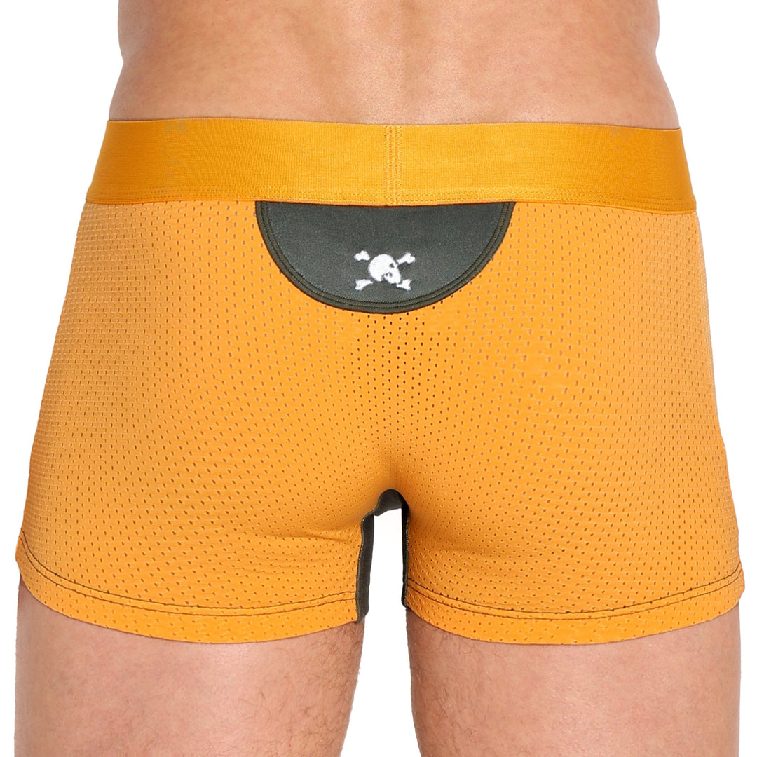 Orange Performance Mesh Trunk