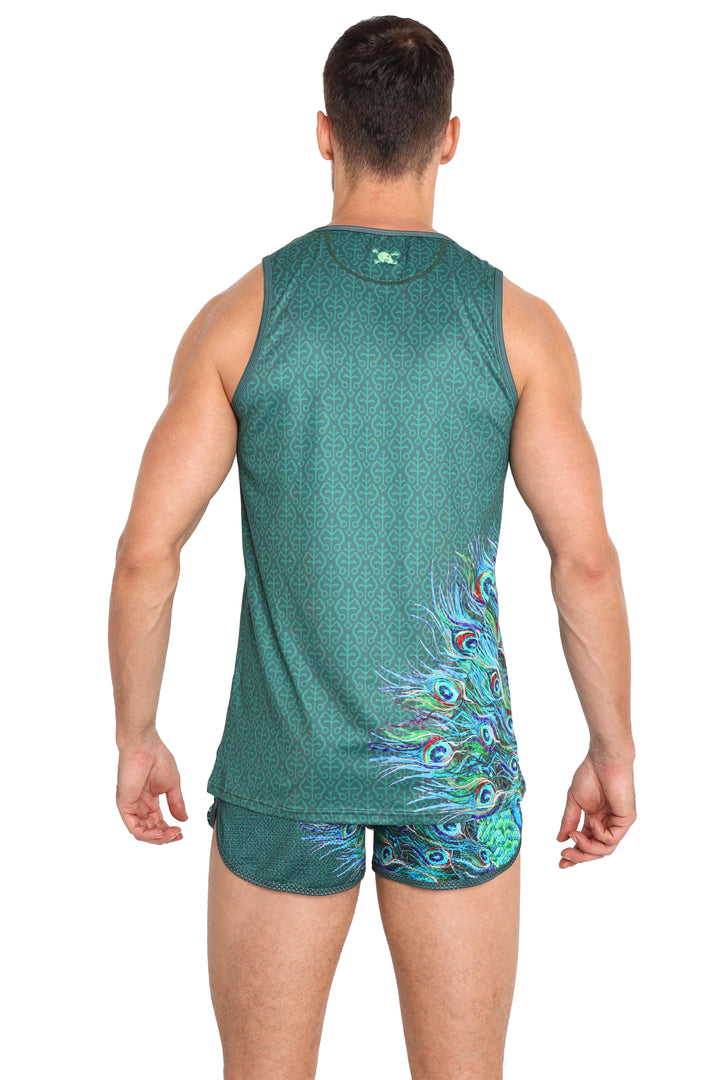 Peacock Tank Green