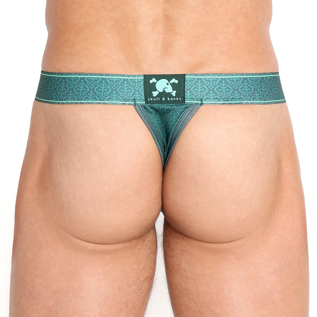 Peacock Thong Green