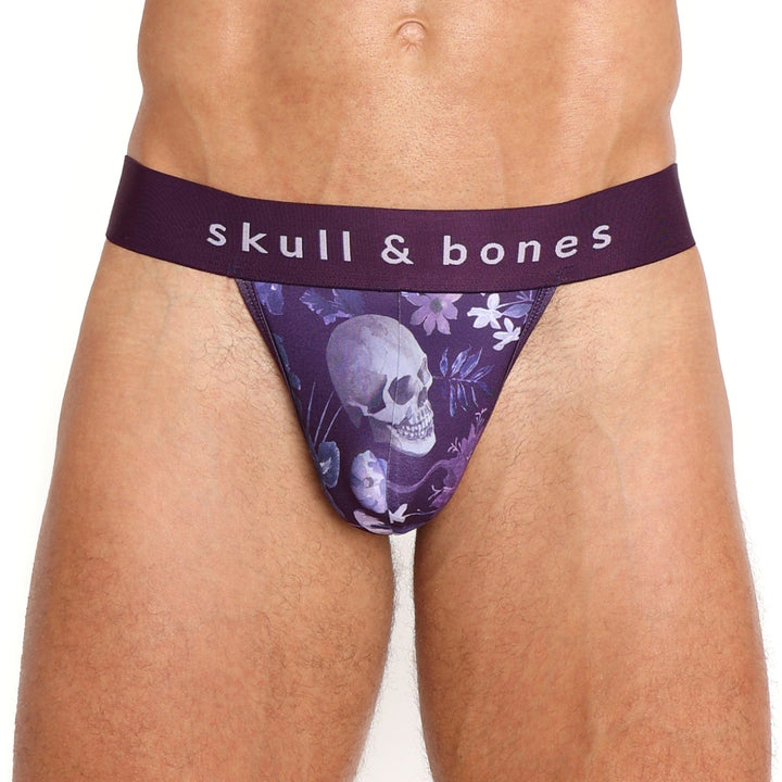 Dutch Floral Thong Purple