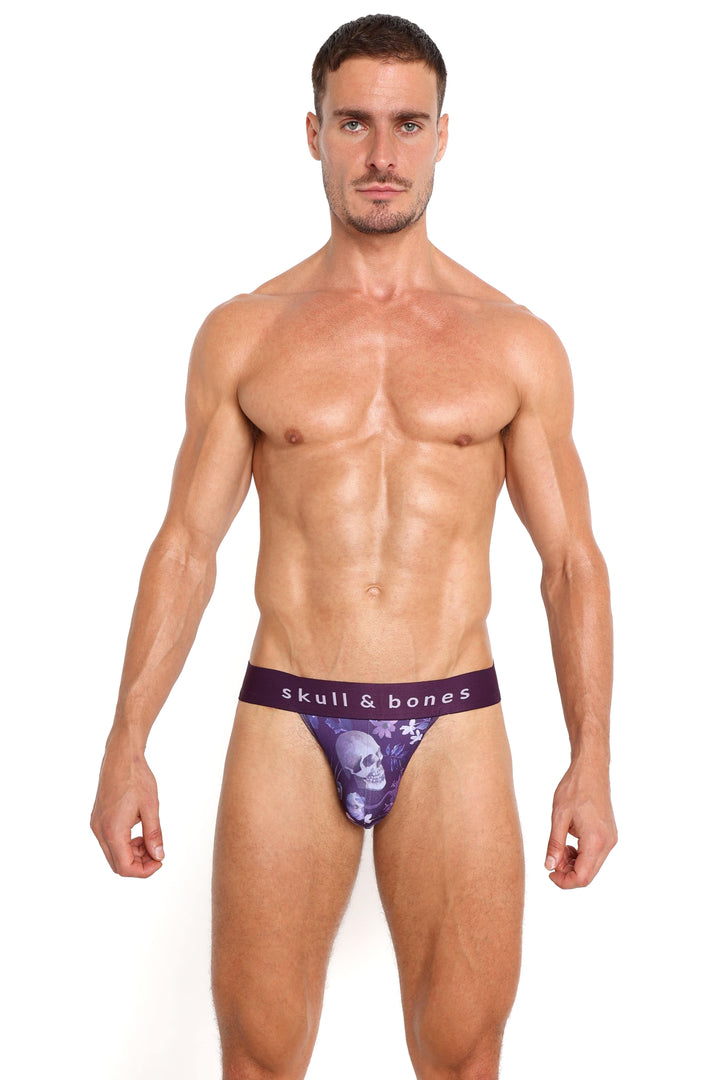 Dutch Floral Jock Purple