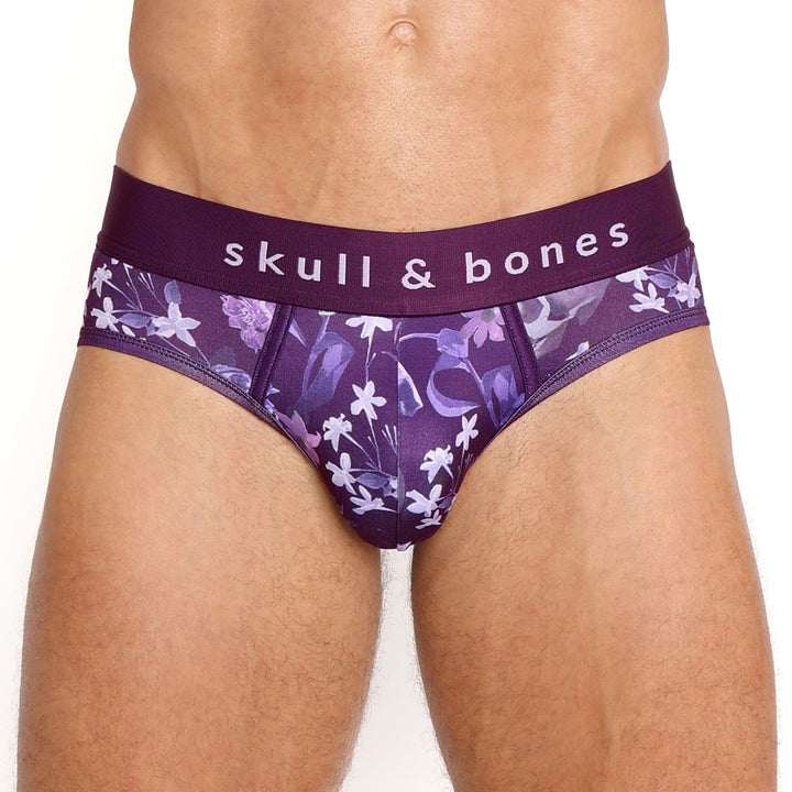 Dutch Floral Brief Purple